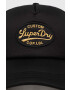 Superdry Шапка с козирка в черно с апликация - Pepit.bg