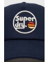 Superdry Шапка с козирка в тъмносиньо с апликация - Pepit.bg