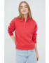 Superdry Суичър в червено с апликация - Pepit.bg