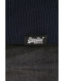 Superdry Суичър дамска в тъмносиньо с изчистен дизайн - Pepit.bg