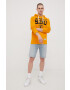 Superdry Суичър в оранжево с принт - Pepit.bg