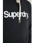 Superdry Суичър в черно с качулка с принт - Pepit.bg