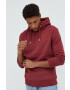 Superdry Суичър в бордо с изчистен дизайн - Pepit.bg