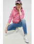 Superdry Суичър в розово с качулка меланж на - Pepit.bg