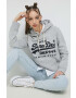 Superdry Суичър в сиво с качулка с апликация - Pepit.bg