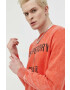 Superdry Суичър в оранжево с принт - Pepit.bg