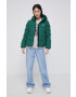Superdry Суичър в зелено с изчистен дизайн - Pepit.bg