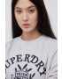 Superdry Суичър в зелено с изчистен дизайн - Pepit.bg