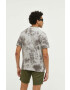 Superdry Тениска в сиво с десен - Pepit.bg