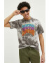 Superdry Тениска в сиво с десен - Pepit.bg