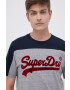 Superdry Тениска мъжка в сиво с принт - Pepit.bg