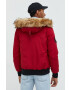 Superdry Яке в червено със зимна изолация - Pepit.bg