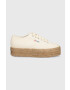 Superga Ниски кецове в бежово - Pepit.bg