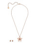 Swarovski Колие и обици в златисто - Pepit.bg