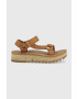 Teva Кожени сандали Universal Ceres в кафяво с платформа 1139950 - Pepit.bg