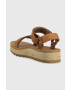 Teva Кожени сандали Universal Ceres в кафяво с платформа 1139950 - Pepit.bg