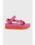 Teva Сандали Flatform Universal в розово с платформа 1008844 - Pepit.bg