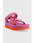 Teva Сандали Flatform Universal в розово с платформа 1008844 - Pepit.bg