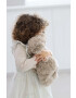 That's mine Бебешка памучна рокля 9028 в сиво къс модел разкроен модел CHANA - Pepit.bg