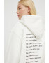The Kooples Памучен суичър в бежово с принт - Pepit.bg
