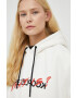 The Kooples Памучен суичър в бежово с принт - Pepit.bg