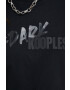 The Kooples Памучна тениска в черно - Pepit.bg