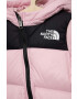 The North Face Бебешки пухен гащеризон в розово - Pepit.bg