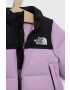 The North Face Детско пухено яке в лилаво - Pepit.bg