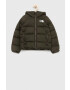 The North Face Детско пухено яке с две лица в зелено - Pepit.bg