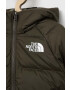 The North Face Детско пухено яке с две лица в зелено - Pepit.bg