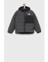 The North Face Детско яке с две лица в сиво - Pepit.bg