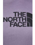 The North Face Памучен суичър в лилаво с качулка с апликация - Pepit.bg