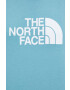 The North Face Памучен топ в тюркоазено - Pepit.bg