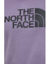 The North Face Памучна тениска в лилаво с принт - Pepit.bg