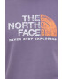 The North Face Памучна тениска в лилаво с принт - Pepit.bg