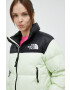 The North Face Пухено яке NUPTSE SHORT JACKET в зелено със зимна изолация - Pepit.bg