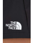 The North Face Спортен къс панталон Mountain Athletics в розово с изчистен дизайн със стандартна талия - Pepit.bg