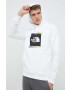 The North Face Суичър в бяло с качулка с принт - Pepit.bg