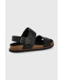 Timberland Кожени сандали мъжки в черно - Pepit.bg