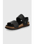 Timberland Кожени сандали мъжки в черно - Pepit.bg
