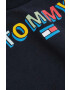 Tommy Hilfiger Бебешка тениска в тъмносиньо с принт - Pepit.bg