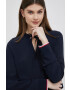 Tommy Hilfiger Блуза в тъмносиньо с изчистен дизайн - Pepit.bg