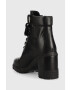 Tommy Hilfiger Боти Outdoor Heel Lace Up Boot в черно с висок ток - Pepit.bg