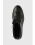 Tommy Hilfiger Боти Outdoor Heel Lace Up Boot в черно с висок ток - Pepit.bg