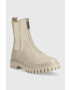 Tommy Hilfiger Боти челси Zip Boot в бежово с равна подметка - Pepit.bg