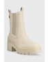 Tommy Hilfiger Боти челси Heeled Chelsey Boot Bio в бежово с равна подметка - Pepit.bg