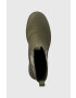 Tommy Hilfiger Боти челси Heeled Chelsey Boot Bio в зелено с висок ток - Pepit.bg