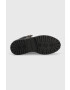 Tommy Hilfiger Боти Leather Outdoor Flat Boot в черно с платформа с лека изолация - Pepit.bg