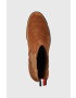 Tommy Hilfiger Боти Outdoor High Heel Boot в кафяво с висок ток - Pepit.bg