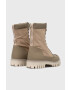 Tommy Hilfiger Боти Th Casual Lace Up Boot в бежово с равна подметка - Pepit.bg